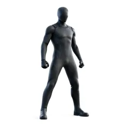 Bio-hacker with glowing implants