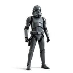 Clone trooper without a helmet
