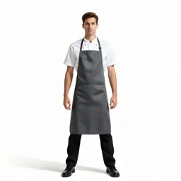 Starship cook in a galley apron