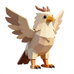 Griffin perched