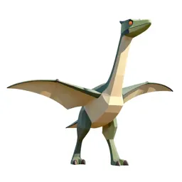 Quetzalcoatlus standing