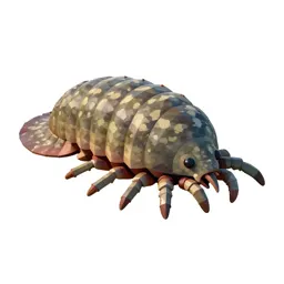 Trilobite on the seafloor