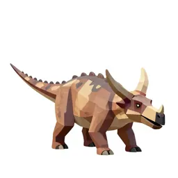 Ankylosaurus with its club tail