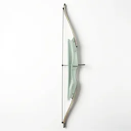Longbow with a quiver
