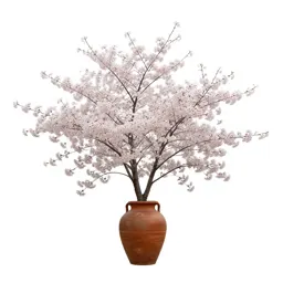 Cherry blossom cluster