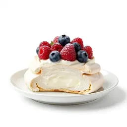 Pavlova with berries