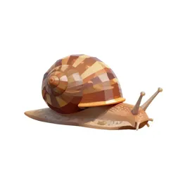 Snail on a wet stem