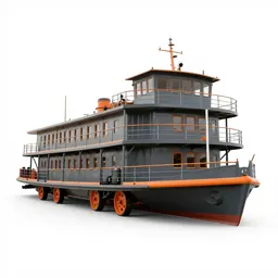 Paddle steamer