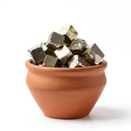 Pyrite cube