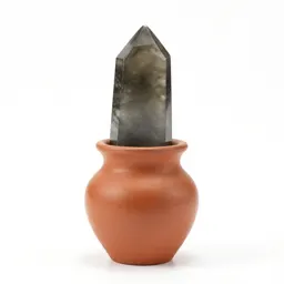 Smoky quartz point