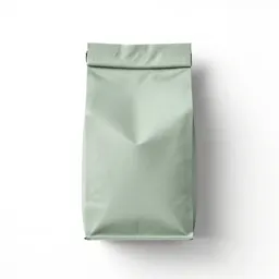 Kraft paper coffee bag with a valve