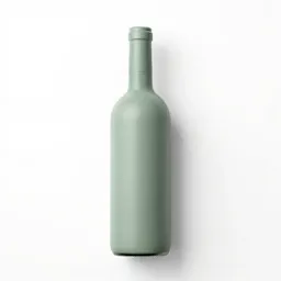 Wine bottle with a wax seal