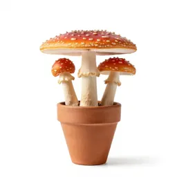 Fly agaric mushroom