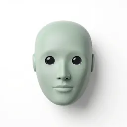 Humanoid robot head