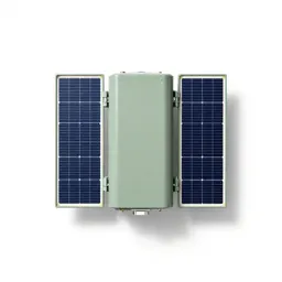 Satellite bus with solar wings