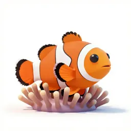 Clownfish in an anemone