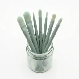 Jar of brushes