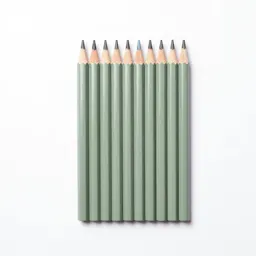 Set of coloured pencils