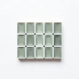 Set of watercolour pans