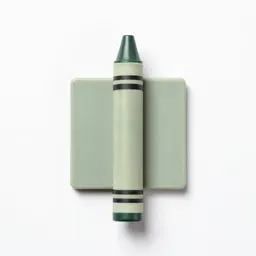Wax crayon set