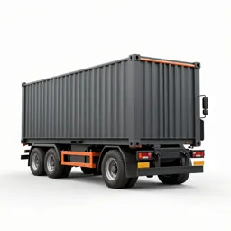 Cargo container truck