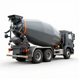 Cement mixer truck