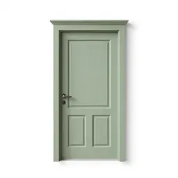 Carved wooden door