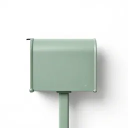 Mailbox on a post