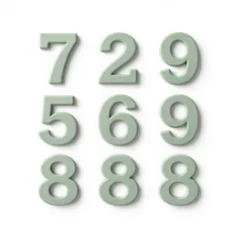Set of house numbers