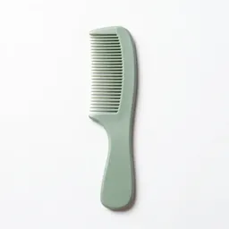 Comb in a leather sleeve