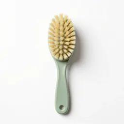 Natural bristle body brush