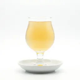 Hazy pale ale in a tulip glass
