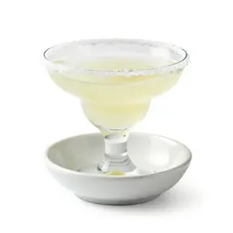 Margarita with a salt rim