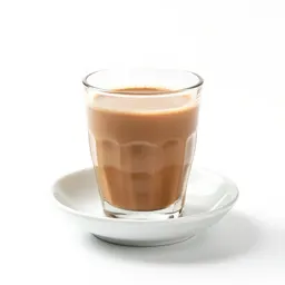 Masala chai in a glass