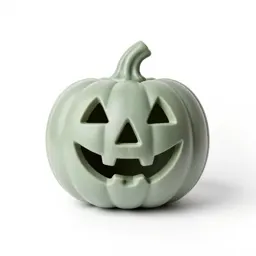 Carved pumpkin lantern