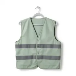 Hi-vis vest on a hook