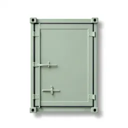 Shipping container door