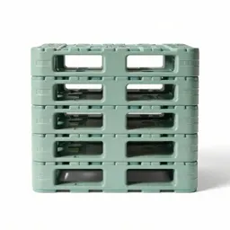 Stacked euro pallet