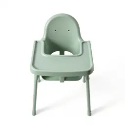 High chair in bentwood