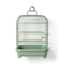 Bird cage with perches