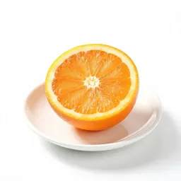 Blood orange halved
