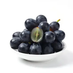 Bunch of black grapes