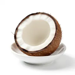 Coconut cracked open