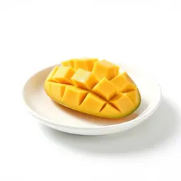 Mango cheek scored