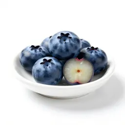 Punnet of blueberries