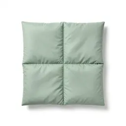 Patchwork quilt folded into a square