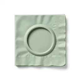 Set of napkins with a ring