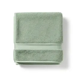 Set of stacked bath towels
