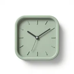 Wall clock with a plain face