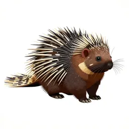Brush-tailed porcupine